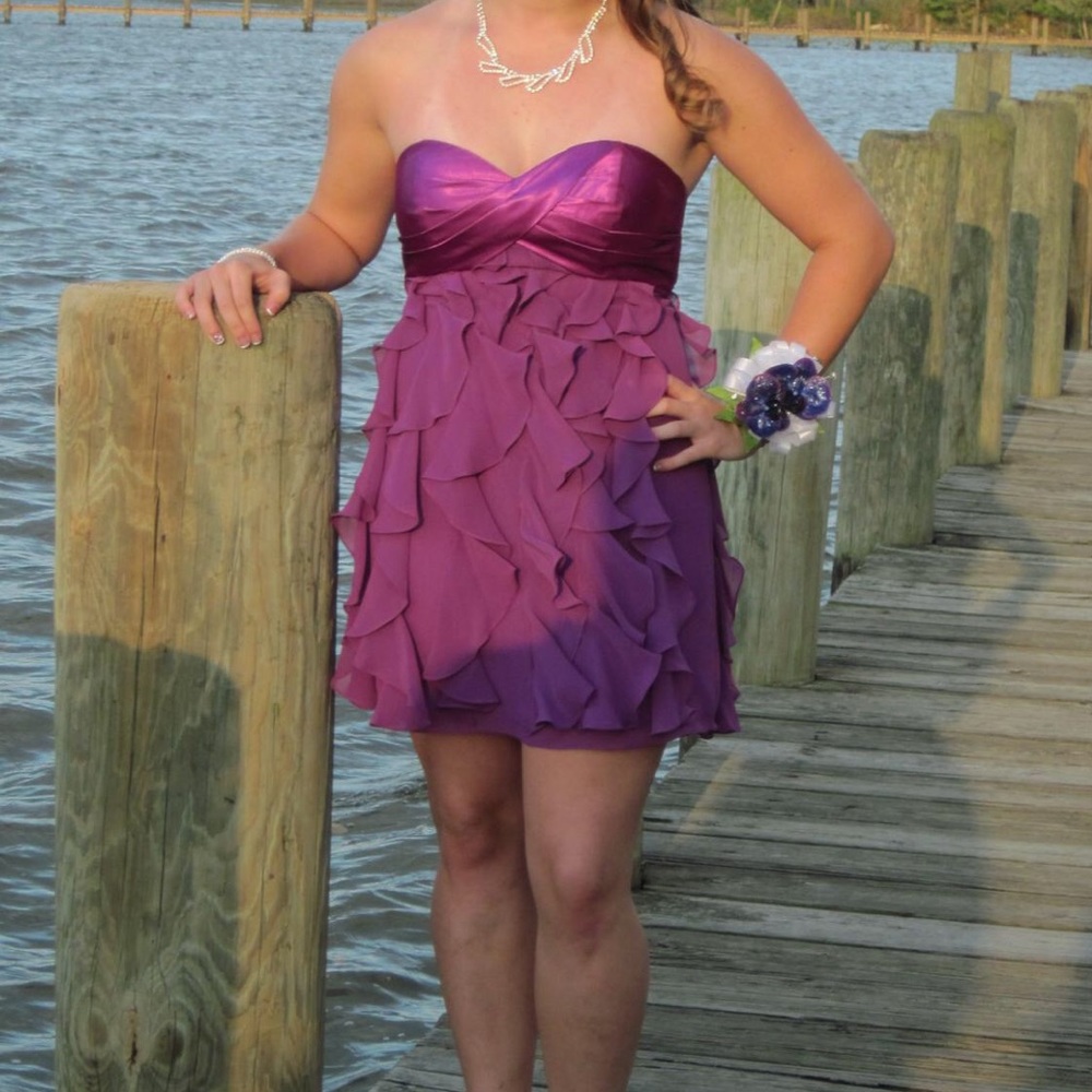 Purple formal dress